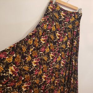 Vintage 90's long floral skirt